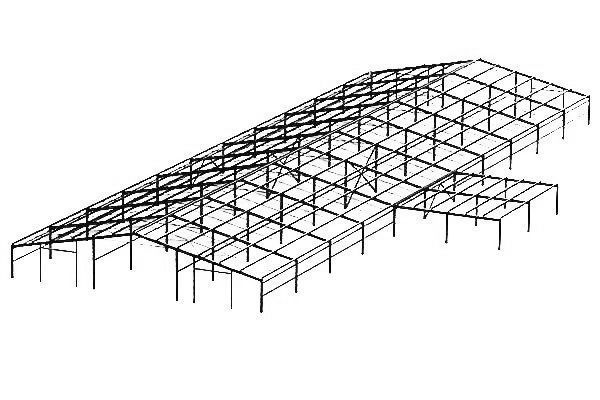 Быстровозводимый склад 1760 м2